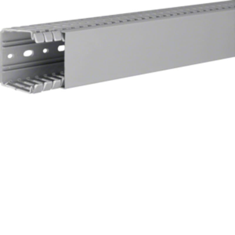 Slotted WIRING DUCT,60X60MM GREY L=2 (BA760060)