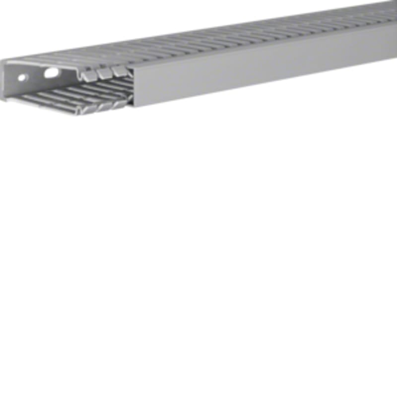 Hager Systemer Slotted panel trunking made of PVC BA7 80X25MM grey BA780025