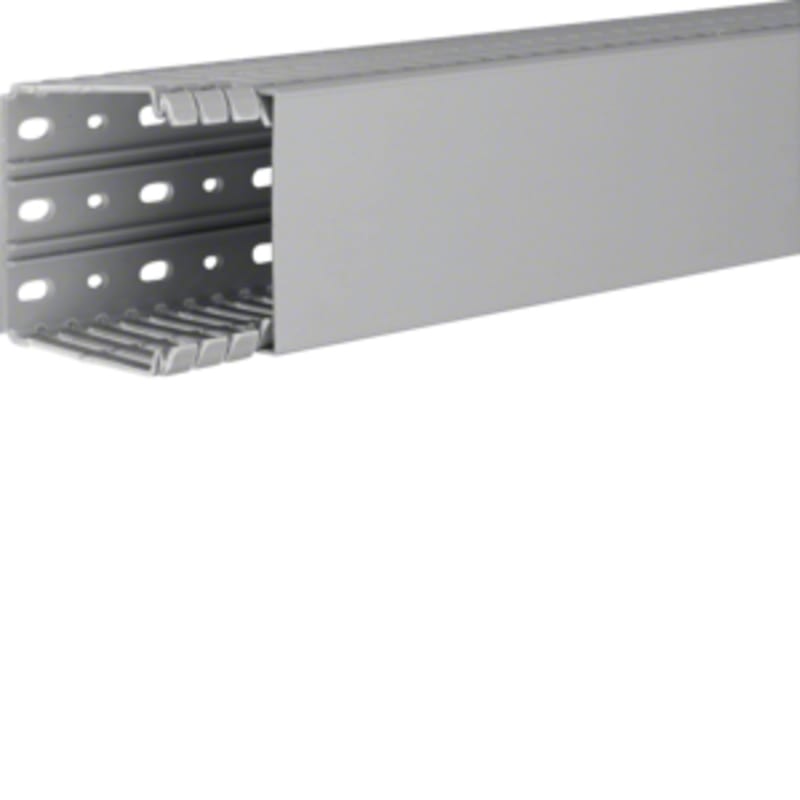 Slotted WIRING DUCT,80X80MM GREY L=2 (BA780080)