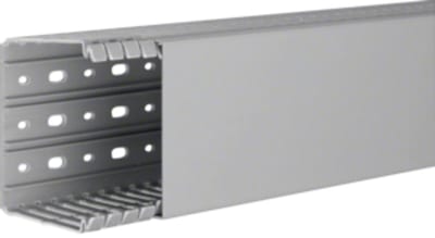 Slotted WIRING DUCT,80X100MM GREY L=2