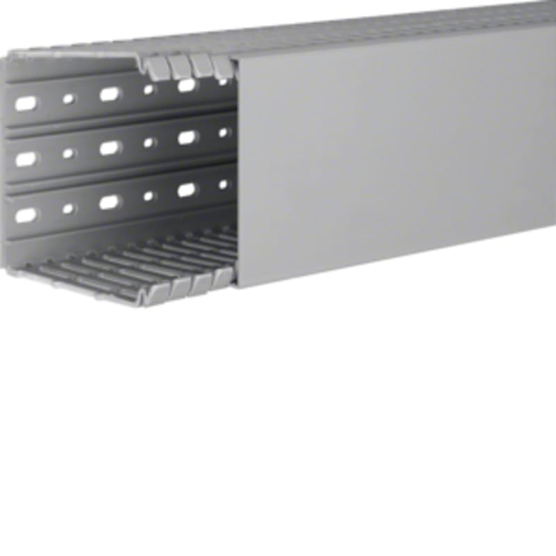 Slotted WIRING DUCT 100X100MM GREY (BA7100100)