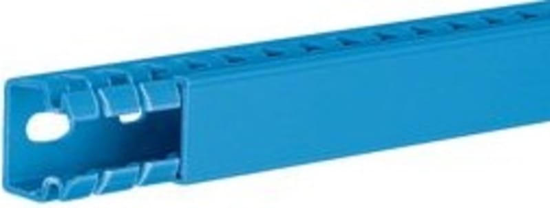 Slotted WIRING DUCT,25X25MM BLUE 2M (BA725025BL)