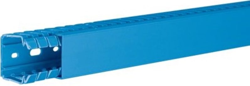 Slotted WIRING DUCT,40X40MM BLUE 2M (BA740040BL)