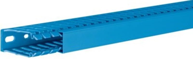 Slotted WIRING DUCT,60X25MM BLUE 2M (BA760025BL)