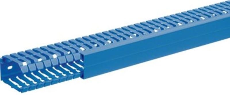Slotted WIRING DUCT,60X40MM BLUE 2M (BA760040BL)