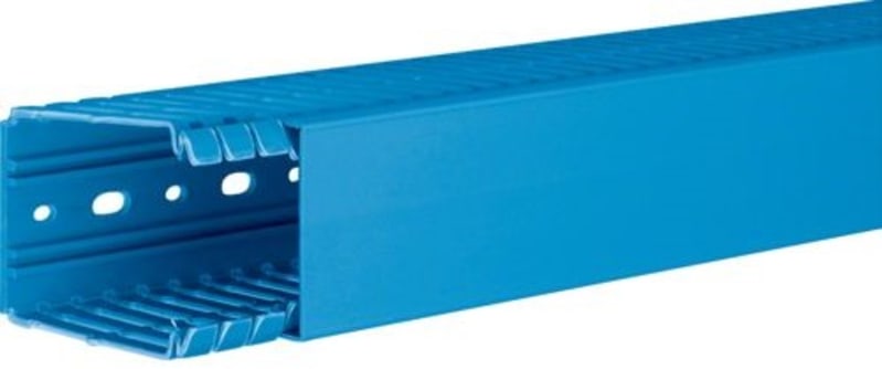 Slotted WIRING DUCT,80X60MM BLUE 2M (BA780060BL)