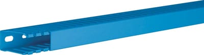 Slotted Cable Duct 49x24 Halogen-Free Blue