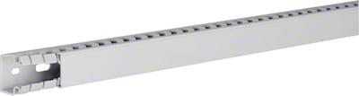 Slotted Trunking HALOGEN-FREE 25X25 Light grey L=2M