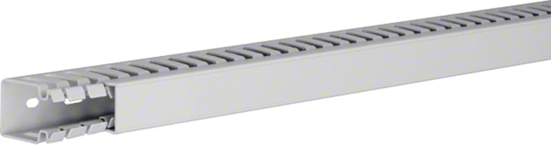 Slotted Trunking HALOGEN-FREE 40X25 Light grey L=2M (HA740025)