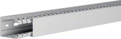 Slotted Trunking HALOGEN-FREE 40X40 Light grey L=2M