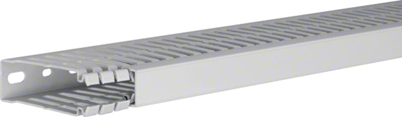 Slotted Trunking HALOGEN-FREE 60X25 Light grey L=2M (HA760025)