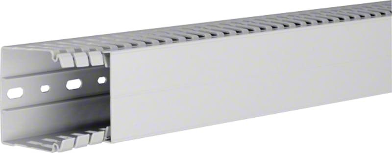 Slotted Trunking HALOGEN-FREE 60X60 Light grey L=2M (HA760060)
