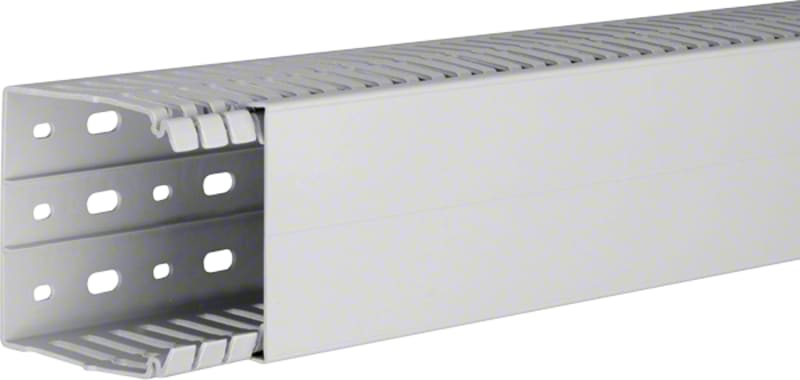 Slotted Trunking HALOGEN-FREE 60X80 Light grey L=2M (HA760080)