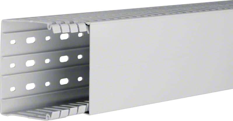 Slotted Trunking HALOGEN-FREE 60X100 L.GREY L=2M (HA760100)