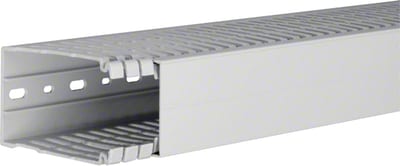 Slotted Trunking HALOGEN-FREE 80X60 Light grey L=2M