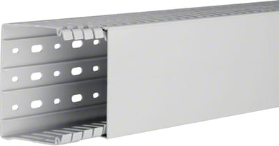 Slotted Trunking HALOGEN-FREE 80X100 L.GREY L=2M