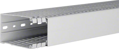 Slotted Trunking HALOGEN-FREE 100X60 L.GREY L=2M