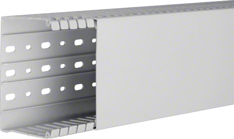Slotted Trunking HALOGEN-FREE 100X100 L.GR L=2M (HA7100100)
