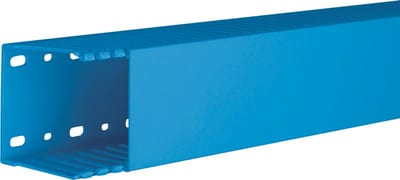 Slotted CHANNEL, 73X73 halogen-free BLUE