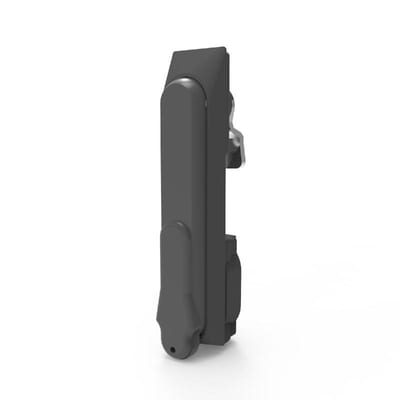 nVent HOFFMAN UDH02 Handle for two half-cylinders, Swinghandle Black polyamide, One cylinder unlocks