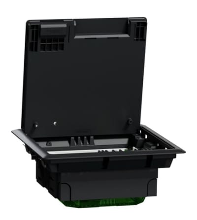 Floor Box M - 4 module - Plastic