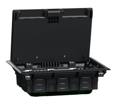 Floor Box L - 8 module - Plastic