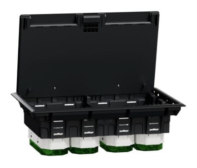 Floor Box XL - 12 module - Plastic