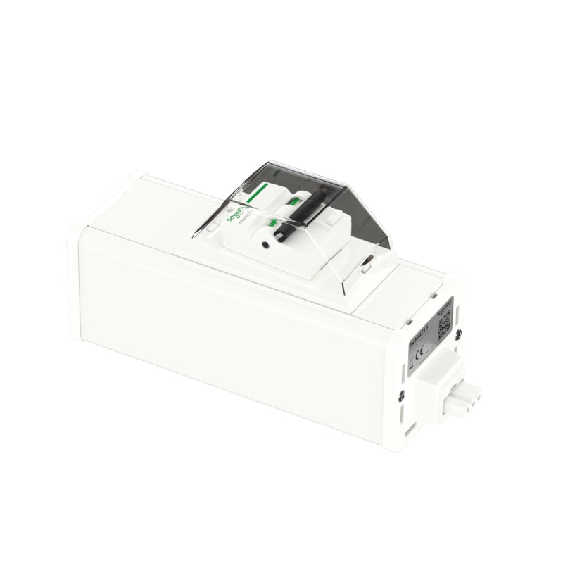 Schneider Electric INS44216 Unica System+ Modular Unit with 2-Pole RCD — 16 A, 250 V, White