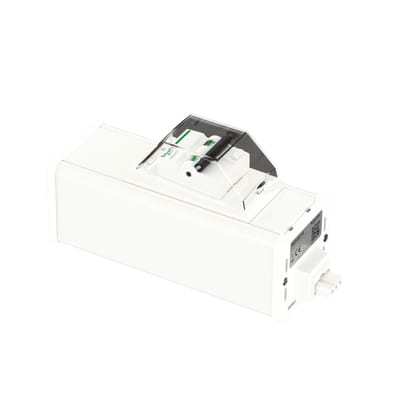 Schneider Electric INS44216 Unica System+ Modular Unit with 2-Pole RCD — 16 A, 250 V, White