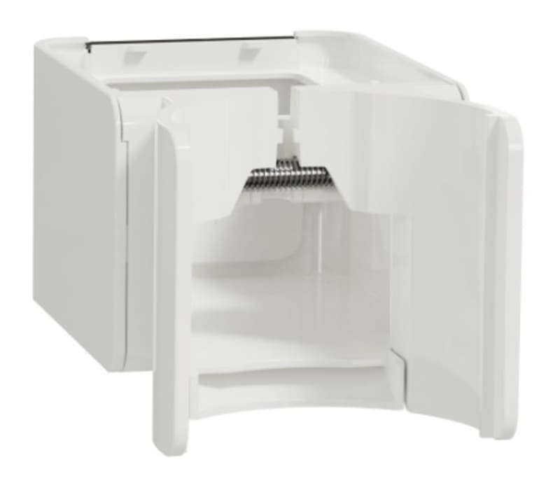 Module End Piece Branch Rod and Pole White (INS44307)