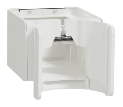 Module End Piece Branch Rod and Pole White