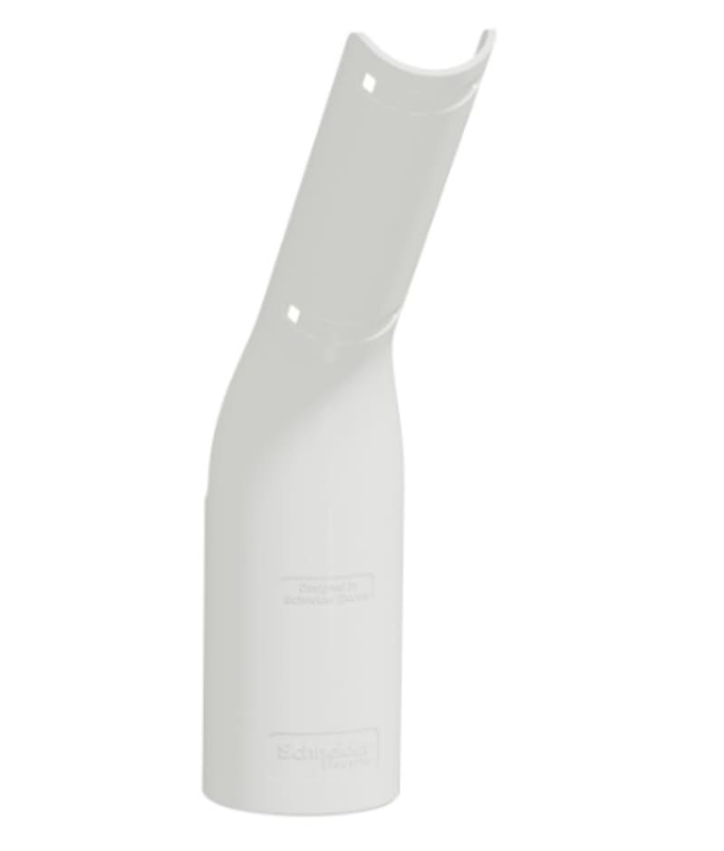 Schneider Branch Bar End Piece, White (INS45011)