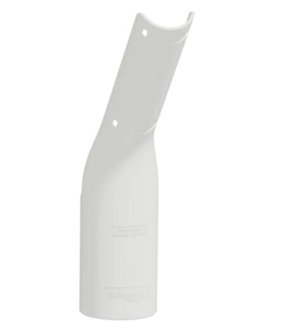 Schneider Branch Bar End Piece, White