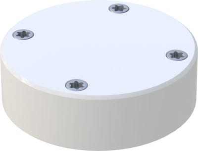 Schneider Electric INS45024 Branch Bar End Piece, White