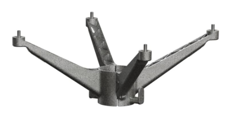 Schneider Electric INS45026 Table-Mount Bracket Kit, Zinc-Plated, Halogen-Free