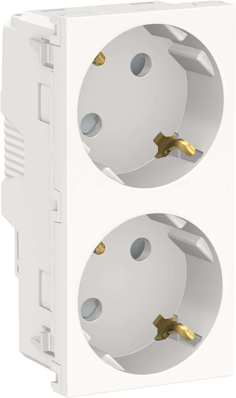 2 x socket utt 2P+E skrukl/IPT Hv (NU306718A)