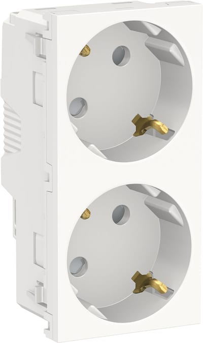 2 x socket utt 2P+E skrukl/IPT Hv