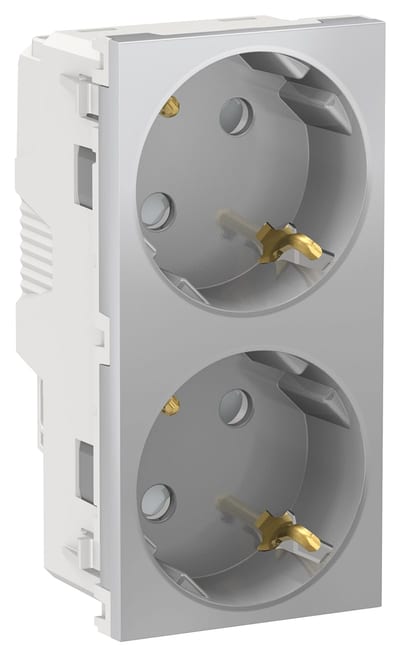 2 x socket utt 2P+E skrukl/IPT Al