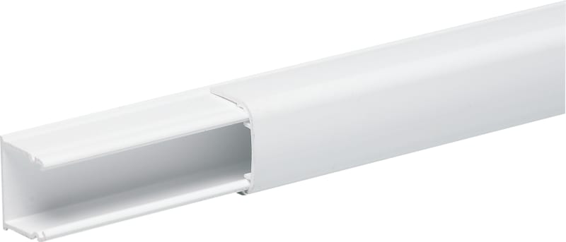 Schneider Electric ISM14300 OptiLine - minitrunking - 18 x 20 mm - PVC - white