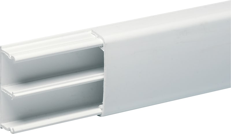 Schneider Electric ISM14500 OptiLine - minitrunking - 18 x 45 mm - PVC - white