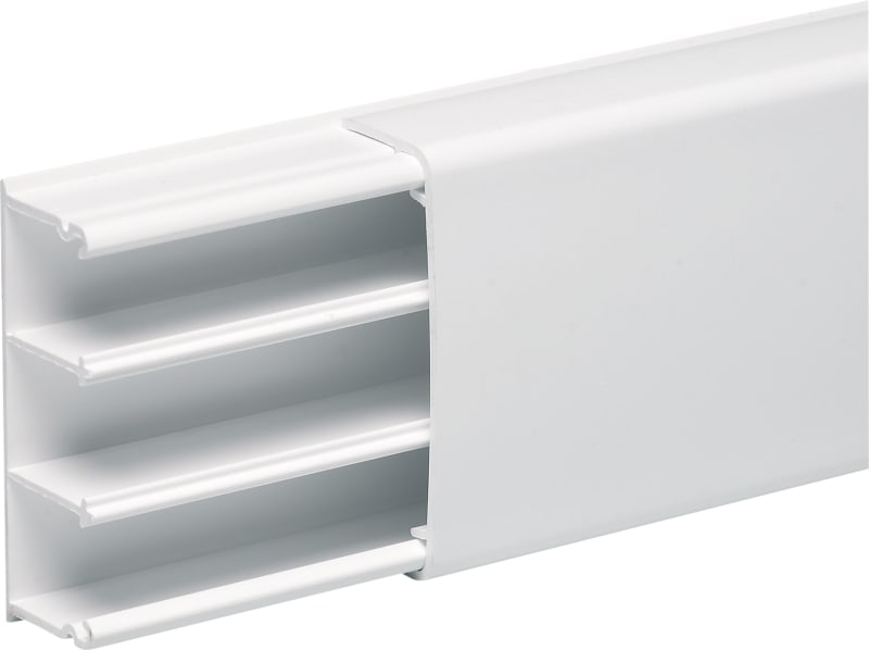Schneider Electric ISM14600 OptiLine - minitrunking - 25 x 60 mm - PVC - white