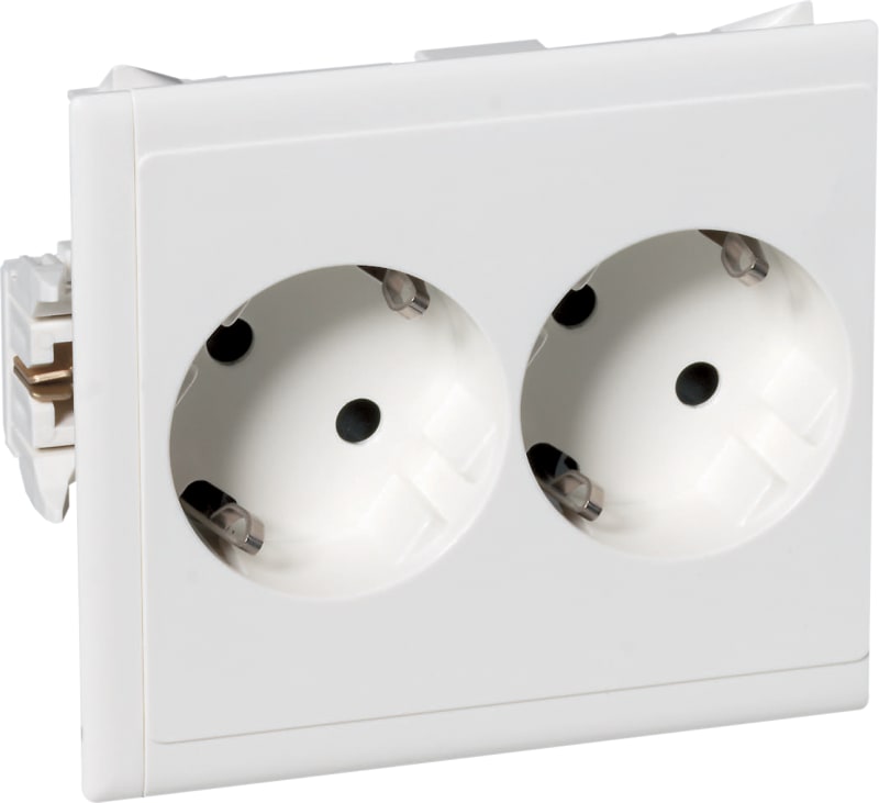 Schneider Electric CYB-PS Slave Outlet 2-Way Aluminium (5940013)