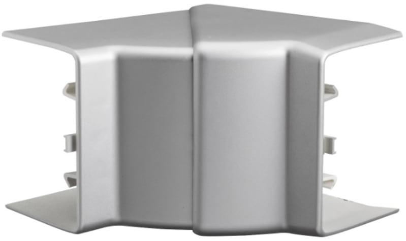 Schneider Electric OptiLine 45 - internal corner - PC/ABS - aluminium metallic ISM10351