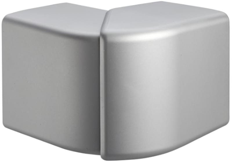 Schneider Electric OptiLine 45 - external corner - PC/ABS - aluminium metallic ISM10352