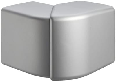 Schneider Electric OptiLine 45 - external corner - PC/ABS - aluminium metallic ISM10352