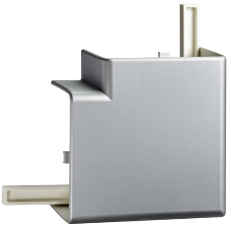Schneider Electric OptiLine 45 - bend 90° - PC/ABS - aluminium metallic ISM10353
