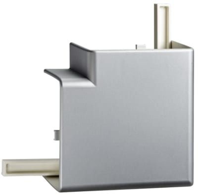 Schneider Electric OptiLine 45 - bend 90° - PC/ABS - aluminium metallic ISM10353