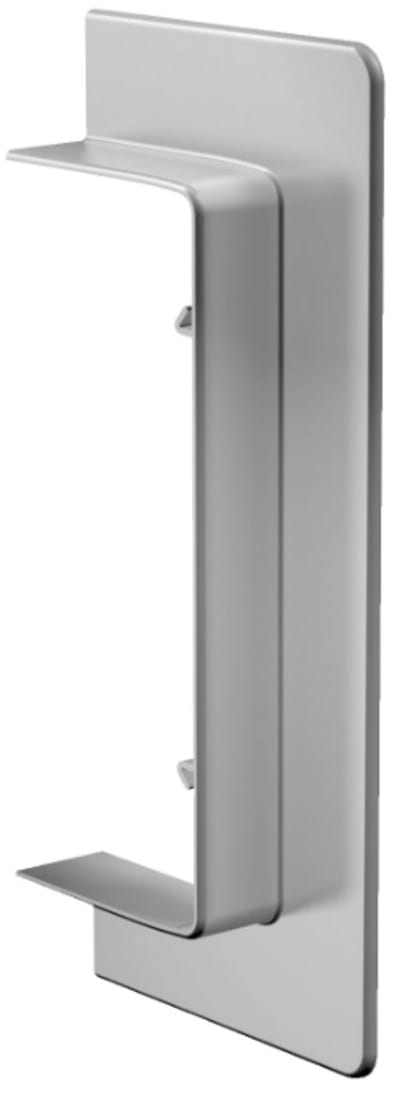 Schneider Electric OptiLine 45 - wall/ceiling frame - PC/ABS - aluminium metallic ISM10355