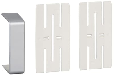 Schneider Electric OptiLine 45 - joint cover piece - PC/ABS - aluminium metallic ISM10356