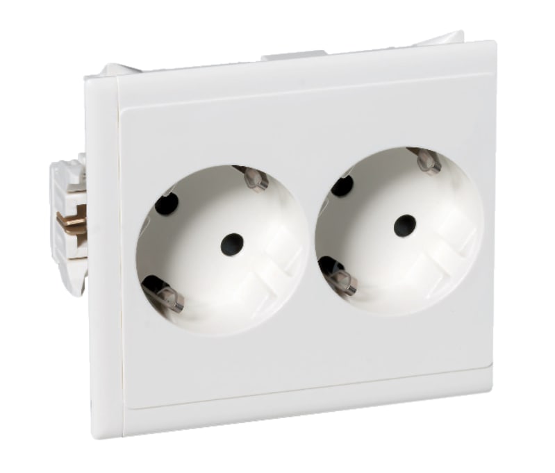 CYB Slaveoutlet 230V with DATA White (5940015)